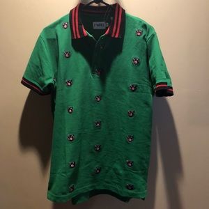 FRWD Men’s Black Panther Gucci Style Polo Medium